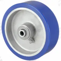 APPROVED VENDOR Caster Wheel: 6 in Wheel Dia., 2 in Wheel Wd, Polyurethane, 1,230 lb Load Rating (MPN 29XU79). Key specifications — Brand: APPROVED VENDOR; Wheel/Tread Color: Blue.