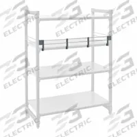 CAMBRO Shelf Rail Kit: Basics Plus, 4 1/4 in Ht, 48 in Lg, Side, 1 Rails, Soft Gray (MPN CBR48S151). Key specifications — Color: Soft Gray; Product Type: Shelf Rail Kit; Series: Basics Plus.