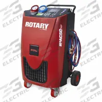 ROTARY LIFT R134A AC SERVICE MACHINE: Refrigerant Recover, Recycle, Recharge Machine, R-134a (MPN R3AC50-A). Key specifications — Compatible Vehicle Type: Gas Vehicles; Brand: ROTARY LIFT; Connectivity: No Connectivity; Standards: UL1962; Product Type: Refrigerant Recover, Recycle, Recharge Machine; Tank Type: Internal Tank; Display Type: Graphical; Refrigerant Type: R-134a.