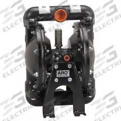 ARO Double Diaphragm Pump: Aluminum Body, 1 in, NPT Connection, 35 gpm, 270 ft Max. Head, PTFE Valve (MPN 666100-244-C). Key specifications — Brand: ARO; Seat Material: 316 SS; Check Valve Material: PTFE.