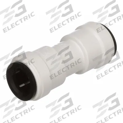 WATTS Push-Fit Fitting: 1/2 in OD x 1/2 in OD Size, Push-to-Connect x Push-to-Connect - Polysulfone Push-to-Connect Tube Fittings