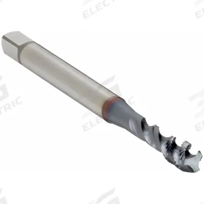 OSG Spiral Flute Tap: M3.5x0.6 Metric, D3 / 4H-6H, 3 Flute - Spiral-Flute Taps for Steel & Stainless Steel