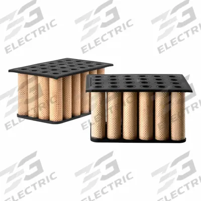 FLEETGUARD Air Filter: Panel, Oblong, Panel, 8 3/16 in Outside Dia - Bottom - Tube-Type Air Filter Elements