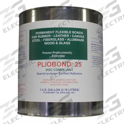 PLIOBOND Contact Cement: 25, Gen Purpose, 1 gal, Can, Tan - General Purpose Contact Adhesives