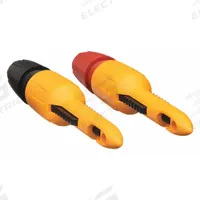 FLUKE Test Clip: Test Clip, 4 in Lg, Steel, Black/Red, 60 V Max Volt, 5 A Max Current (MPN TP82). Key specifications — Color: Black/Red; Brand: FLUKE.