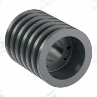 APPROVED VENDOR V-Belt Pulley: B42, 6 Groove, 4.55 in OD, Bushed Bore, SD, Quick Detachable (MPN 6B42SD). Key specifications — Pulley Industry Number: B42; Pitch Diameter: 4.2 in (5L, B); For Belt Section (broad, with similar types): 5L, B, or BX.