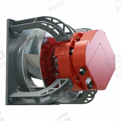 CANARM Plenum Fan: 16 in Wheel Dia, Direct Drive, With Drive, TEFC, 460V, 3 Ph - Belt-Drive Blower with Drive