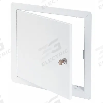 TOUGH GUY Access Door: 16 in Ht, 16 in Wd, Hidden Pin Hinge, Exposed Flange, Steel - Locking Access Doors