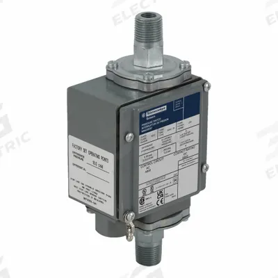 TELEMECANIQUE SENSORS Differential Pressure Switch: 0 psi – 175 psi, 9012G Series - Liquid- & Corrosion-Resistant Machine Tool Pressure Switches