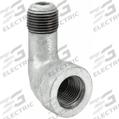 APPROVED VENDOR Metal Pipe Elbow: 90° Elbow, 3/4 in x 3/4 in, Malleable Iron (MPN 1LBL1) - Medium-Pressure Threaded Pipe Fittings