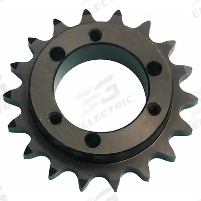 TSUBAKI Sprocket: For 40 Chain, 17 Teeth, 2.721 in Pitch Dia, 2.98 in Outside Dia - Size 40 Bushed-Bore Roller Chain Sprockets