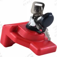 APPROVED VENDOR Gladhand Lock: Plastic, Red, Keyed Different, 004, 3 3/8 in Ht, 2 5/8 in Dp (MPN 094201-0). Key specifications — Brand: APPROVED VENDOR; Keying: Keyed Different; Key Number: 004.