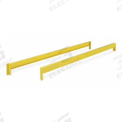 STEEL KING Channel Beam: Channel Beam, Bolted, 108 in x 3 in x 5 in, Structural, Yellow - Steel King Heavy-Duty Bolted Pallet Rack Channel Beams
