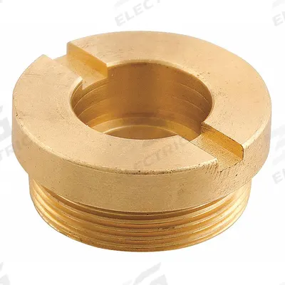 JAY R. SMITH MFG. CO Hydrant Face Nut: 5810, Brass, Brass - Wall & Yard Hydrant Replacement Parts