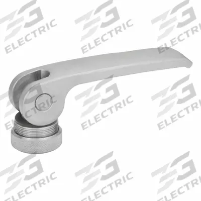 JW WINCO Cam Handle: Adjustable, Stainless Steel, 1/4"-20, 0.39 in Thread Lg - Corrosion-Resistant Cam Levers with Threaded Hole