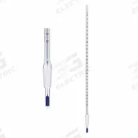 CHEMGLASS Thermometer: -10°C to 250°C, Partial Immersion, 25 mm Immersion Dp, Celsius (MPN CG-3506-N-12). Key specifications — attr1275416: CHEMGLASS; attr1280797: Celsius.