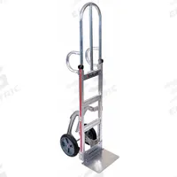 MAGLINER General Purpose Hand Truck: 500 lb, Dual-Loop, Silver, Aluminum, Tread on Core, Rubber (MPN NTKC36E1B5). Key specifications — Brand: MAGLINER.