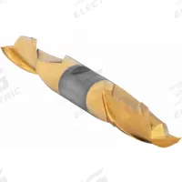 CLEVELAND Square End Mill: High Speed Steel, TiN Coated, Double End, 2 Flute, 3/4" Mill Dia (MPN C33680)
