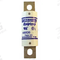 Semiconductor Fuse: A50P Series, Fast-Acting, 100 A, 500 V AC, 500 V DC DC Volt Rating (MPN A50QS100-4). Key specifications — Series: A50P; Brand: MERSEN; Voltage Type: AC/DC.