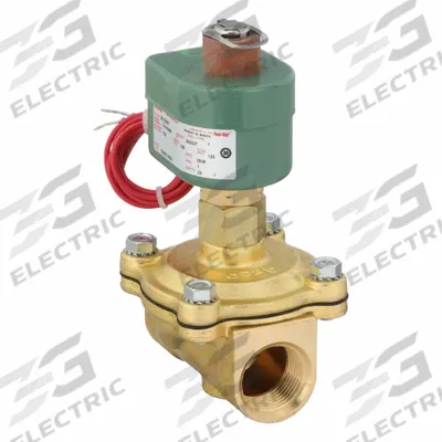 REDHAT Solenoid Valve: 2-Way, Normally Open, 1 in Pipe Size, 110V AC/120V AC, Watertight - 2-Way/2-Position, Normally Open Solenoid Valves