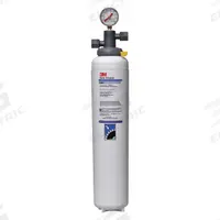 3M Water Filtration System: 3 micron, 5 gpm, 54,000 gal, 23 5/8 in Overall Ht, 5 in Overall Dia (MPN BEV195). Key specifications — Connection Type: NPT; Filter Media: Activated Carbon; Reduces: Chlorine Odor; Brand: 3M.