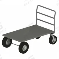 APPROVED VENDOR Platform Truck: 3,000 lb, 60 in L x 36 in W x 18 7/8 in H Deck, Solid, 12 ga Deck (MPN PT366012/16PN95). Key specifications — Side Panel Type: No Side Panels; Brand: APPROVED VENDOR; Color: Gray; Caster/Wheel Configuration: (2) Swivel.