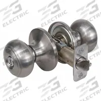 MASTER LOCK Door Lockset: Office Knob Locksets, Nickel (MPN RU0215KA4S). Key specifications — Lockset Style: Rusk.