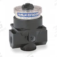 WILKERSON Compressed Air Regulator: Zinc, 1/2 in NPT, 195 cfm, 300 psi Max Op Pressure, Nonrising (MPN R21-04-000). Key specifications — attr111664: No; attr111400: R21; attr111627: WILKERSON.