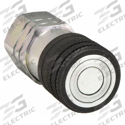 HANSEN Hydraulic Quick Connect Hose Coupling: 1/2 in, Steel, 55 lpm Max. Flow Rate - FF Series Hydraulic Quick-Connect Coupling Bodies