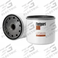 FLEETGUARD Automotive Oil Filter: B7131, LF3828, 1"-12 Thread Size, 5 5/16 in Overall Ht, Cellulose. Key specifications — Baldwin Interchange: B7131; FleetGuard Interchange: LF3828; Brand: FLEETGUARD; Compatible Vehicle Make: Sdmo; Media Material: Cellulose.
