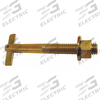 APPROVED VENDOR T-Anchor: 3/8 in Overall Dia, 4 in Overall Lg, 3/8"-16 Thread Size - Male-Threaded Toggle Anchors