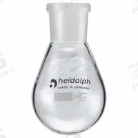 HEIDOLPH Rotary Evaporator Glassware: 250 mL, Colorless, Round, 24/40 Compatible with Stopper Size (MPN 036302310). Key specifications — Shape: Round; Body Color: Colorless; Brand: HEIDOLPH; Compatible with Stopper Size: 24/40.