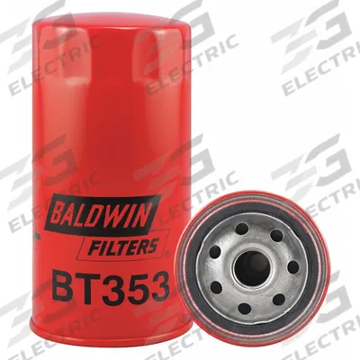 BALDWIN FILTERS Oil Filter: BT353, 3/4"-16 Thread Size, 5 7/8 in Overall Ht - Spin-On Oil Filters