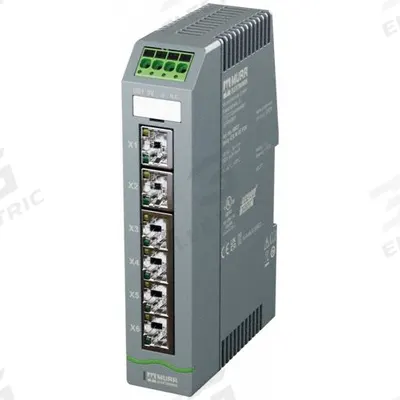 MURRELEKTRONIK Ethernet switch: Managed, DIN Rail, 6 Ports, RJ45, 1000 mbps/Ethernet/Gigabit - DIN Rail-Mount Ethernet Switches