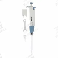 DLAB Single-Channel Pipettor: 5,000 ul Capacity - Max, 50 ul Volume Increments, Manual Adj Volume (MPN 61TA32). Key specifications — Color: Light Gray; Brand: DLAB; Pipetter Type: Manual Adjustable Volume; Product Type: Single-Channel Pipettor.