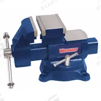 WESTWARD Combination Vise: Std Duty, Covered, 5 1/2 in Jaw Face Wd, 5 1/2 in Max Jaw Opening, Swivel (MPN 10D711). Key specifications — attr663938: WESTWARD.