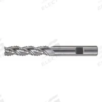CLEVELAND Roughing End Mill: Carbide, 3 Flute, Coarse Pitch, 1" Mill Dia, 1-1/2" LOC, 4" OAL (MPN C60469)