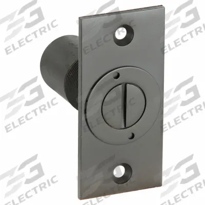 KABA ILCO Door Strike Plate: Universal, 2 15/16 in Lg, 1 3/8 in Wd - Dust-Proof Strike Plates
