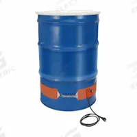 TEMPCO Drum Heater: 115V AC, 500 W Watts, 50°F to 425°F, Silicone Rubber, Drums, Indoor (MPN DHR00110). Key specifications — Brand: TEMPCO; Heater Material: Silicone Rubber; For Container Type: Drums; For Drum Capacity: 15 gal; Environment: Indoor; Current Rating: 4.3 A.