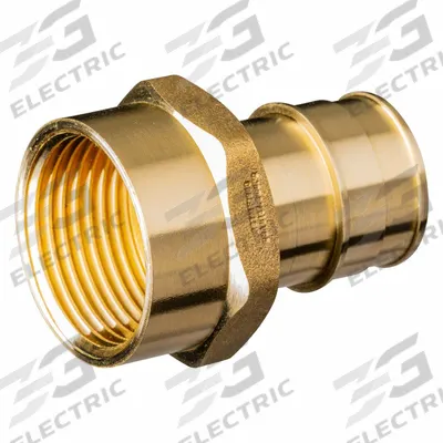 ZURN Barbed Fitting Adapter: 51/64 in ID x 1 in Pipe Size, Barbed, Brass - Expansion Brass Barbed Tube Fittings
