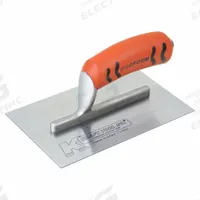 KRAFT TOOL Finishing Trowel: Blade Material Carbon Steel, Blade Shape Square, 3 in Blade Wd (MPN PL407PF). Key specifications — attr1008665: Camel Back; attr1005004: KRAFT TOOL; attr1008664: ProForm.