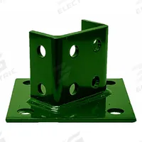 Strut Channel Fitting: 1 5/8 in x 3 1/4 in For Strut Channel Size, Green Coated, 8 Holes, Steel (MPN V6945GN). Key specifications — For Strut Channel Size: 1-5/8 in x 3-1/4 in; Manufacturer Part Number: V6945GN; Brand: VAST; Material: Steel; Finish: Green Coated.