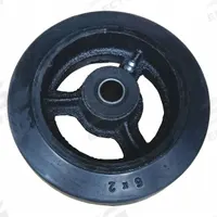 DAYTON Wheel: 6 in Overall Ht, 6 in H x 2 1/4 in W, 6 in Overall Lg, Metal/Rubber, Black (MPN MH34D65001G). Key specifications — Compatible Grainger Part Number: 34D656; Manufacturer Part Number: MH34D65001G; Accessory Type: Mold-On Wheel; Compatible with Product Type: Hand Truck.