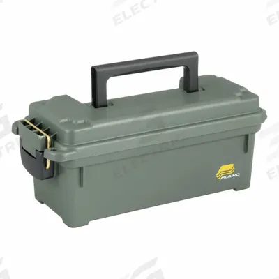PLANO MOLDING Tool Box: 13 1/2 in W 5 9/16 in D 5 9/16 in H, Plastic, Green, Padlock - Plastic Tool Boxes