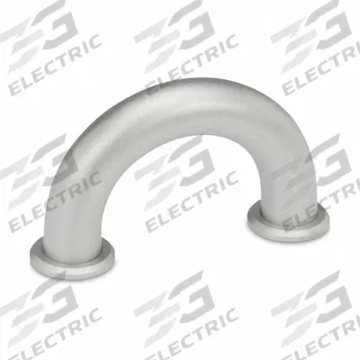 JW WINCO Pull Handle: Threaded Holes, Stainless Steel, Silver, M4 Screw Size - Finger-Grip Pull Handles