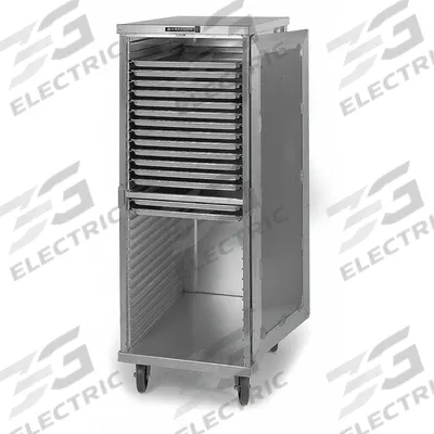 LAKESIDE Meal Delivery Cart: 40 Slots, 1 1/2 in Betw Shelves, 25 in Wd, 68 in Ht - Enclosed Pan Transport Cabinets