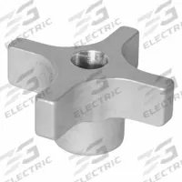 JW WINCO Quick Release Hand Knobs: 4 Point, Aluminum, 3/8"-16 Thread, 2 in Dia (MPN 6TFR2A). Key specifications — Brand: JW WINCO.