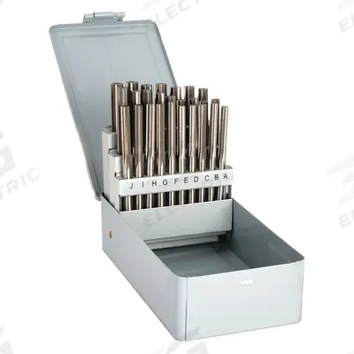 APPROVED VENDOR Chucking Reamer Set: 26 Pc, A to Z - Straight-Flute High-Speed Steel Chucking Reamer Sets