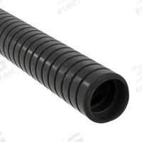 Liquid-Tight Flex Plastic Conduit: 1 in Trade Size, Black, 100 ft Nominal Lg, B (MPN B2100). Key specifications — Conduit Color: Black; Brand: HUBBELL WIRING DEVICE-KELLEMS; Series: B.