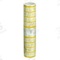 APPROVED VENDOR Open Barrel Splice: 250 kcmil Wire Size, Yellow Code, 3.41 in, Copper Barrel, 62 Die (MPN 22EZ39). Key specifications — Die Code: 62; Brand: APPROVED VENDOR; Color Code: Yellow.